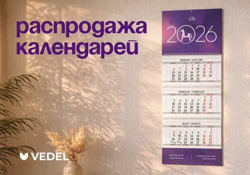 Распродажа календарей