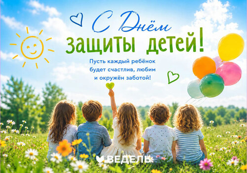 С Днём защиты детей и первым днём лета!
