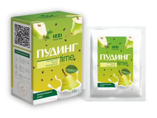 Пудинг TIME  (груша-маскарпоне)