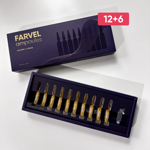 Премиальный уход FARVEL ampoules 10 (шт.) 12 уп. + FARVEL ampoules 10 (шт.) 6 уп  в подарок