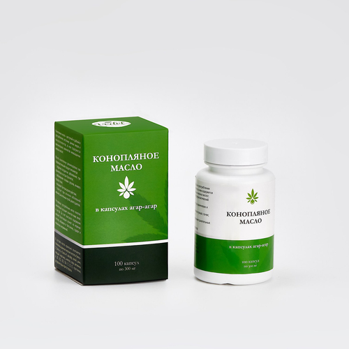 Конопляное масло в капсулах агар-агар